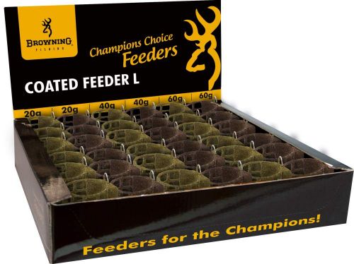 Coated Feeder, Display M brown+green 3,0cm